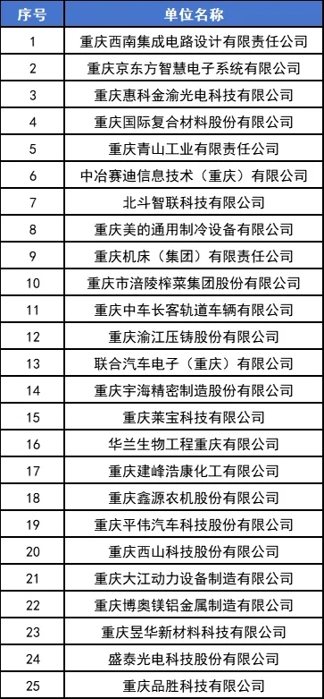 重庆机床集团上榜2024年重庆市制造业单项冠军(图1)