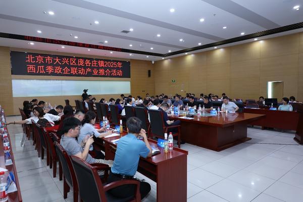 “瓜香引凤聚商机政企联动促发展”北京大兴庞各庄镇2025年西瓜季政企联动产业推介活动圆满举行(图2)
